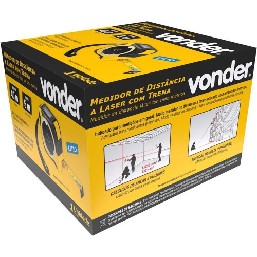 Trena a laser leitura 40 m com trena de aço 5 m Trena a laser leitura 40 m com trena de aço 5 m