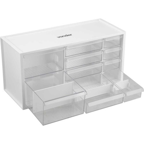 Organizador plstico com 10 gavetas - OPV 0378