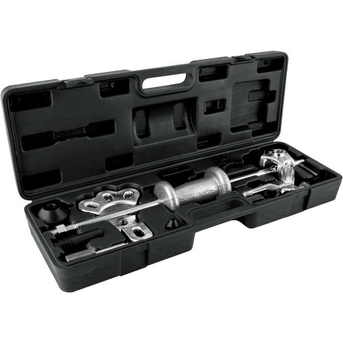 Martelo para extração de cubo de roda com 11 peças e maleta Martelo para extração de cubo de roda com 11 peças e maleta
