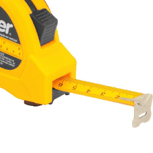 Trena com fita de a�o 25 mm x 5 m com trava