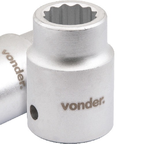 Soquete estriado 34 mm encaixe 3/4