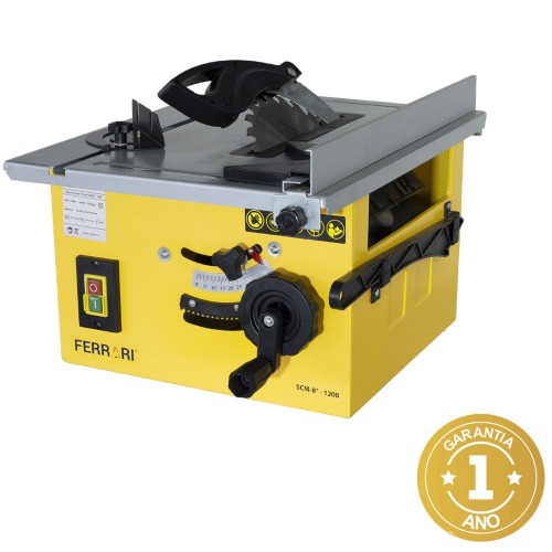 Serra circular de bancada 8" 1200 watts - SCM -1200W 220V Serra circular de bancada 8" 1200 watts - SCM -1200W 220V