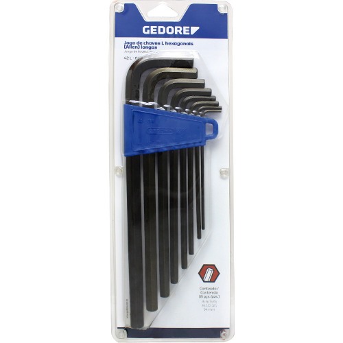 Jogo de chave allen longa 3 a 14 mm com 8 pe�as - 42 L - 8M