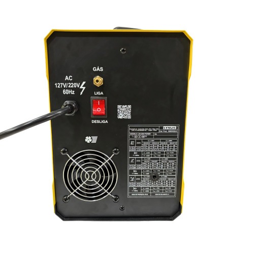 Inversora de solda multiprocesso 200A para Eletrodo Mig e Tig - LIM-220I