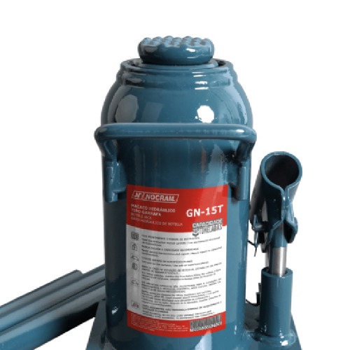 Macaco hidr�ulico tipo garrafa capacidade 15 toneladas - GN-15T