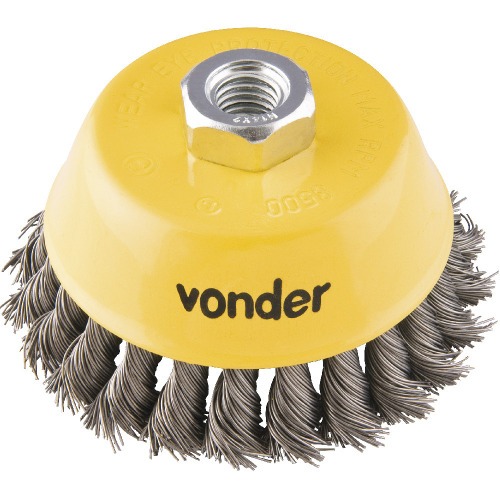 Escova de a�o tipo copo tran�ada 4