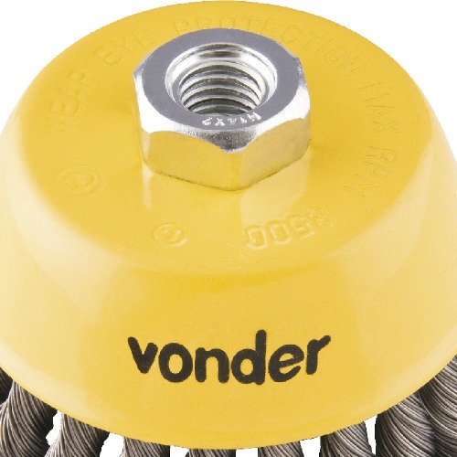 Escova de a�o tipo copo tran�ada 4