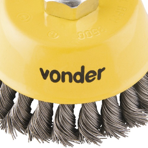 Escova de a�o tipo copo tran�ada 4