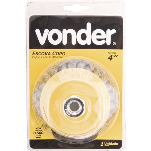 Escova de a�o tipo copo tran�ada 4