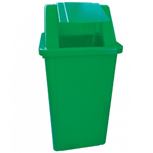 Cesto coletor de lixo 60L tampa basculante Sem adesivo - CV61VD