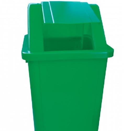 Cesto coletor de lixo 60L tampa basculante Sem adesivo - CV61VD