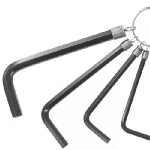 Jogo de chave allen com argola 1,5 a 8 mm com 8 peas