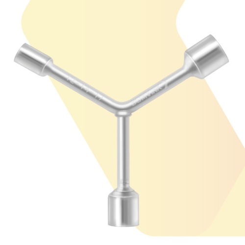 Chave 3 pontas soquetes ninja 12 x 14 x 17mm - BOM-1225 Chave 3 pontas soquetes ninja 12 x 14 x 17mm - BOM-1225
