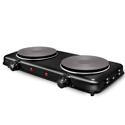 Fogo eltrico porttil de mesa 2 bocas 2.000W - Double Cook  220V