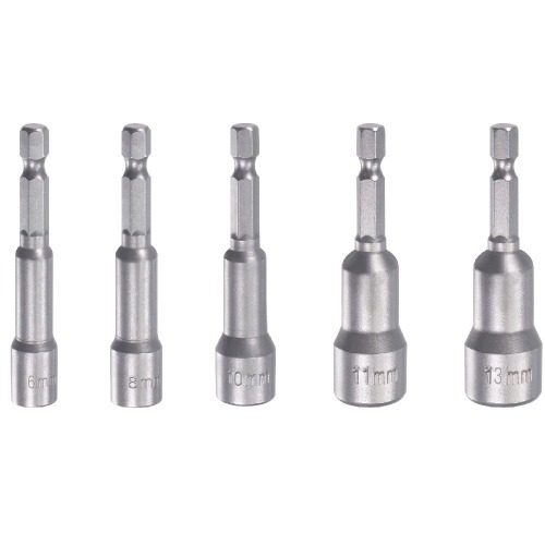 Jogo de soquete magntico 6 a 13 mm encaixe de 1/4