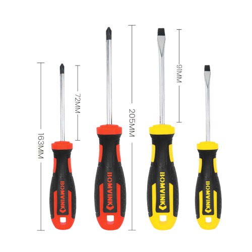 Chave de fenda e phillips 4 peas - BOM-3111