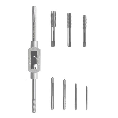 Jogo de macho manual M3 a M12 com vira macho 8 peças - BOM-3231 Jogo de macho manual M3 a M12 com vira macho 8 peças - BOM-3231