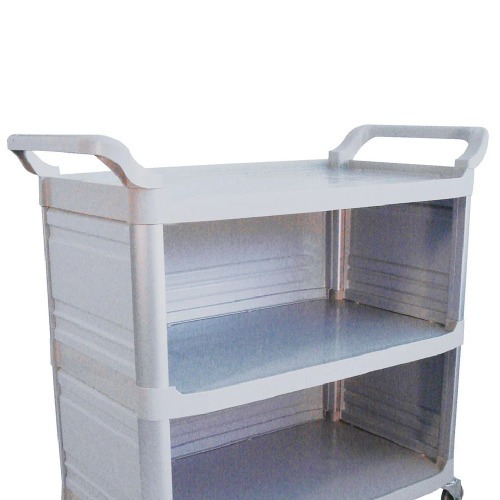 Carro bandeja extra triplex com fechamento lateral - CH3000