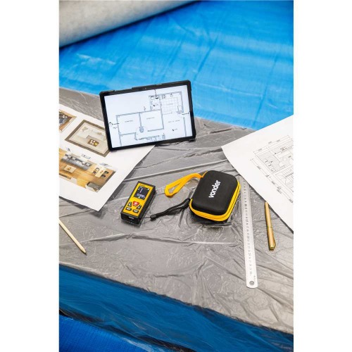 Trena a laser com leitura at 120 metros - VD 120