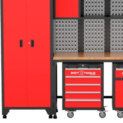 Arm�rio modular para oficina vermelho - 1205100650