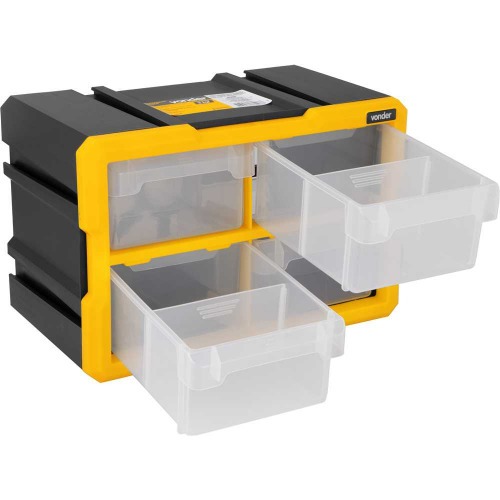 Organizador pl�stico com 4 compartimentos - OPV 004