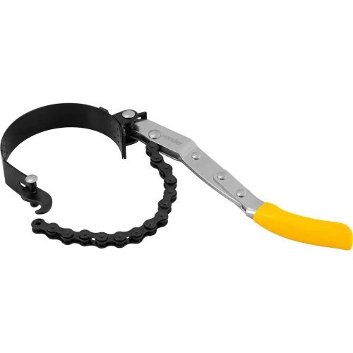 Saca filtro de leo com cinta e corrente de 70 a 114 mm