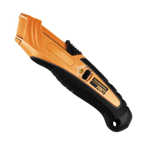 Estilete de segurança retrátil com ajuste de lâmina Estilete de segurança retrátil com ajuste de lâmina