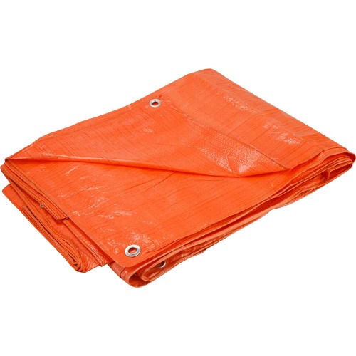 Lona de polietileno 6 x 5 m 100 micra laranja