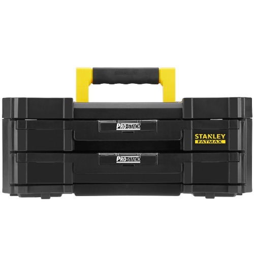 Caixa plástica para ferramentas com 2 gavetas Fatmax - Pro-Stack Caixa plástica para ferramentas com 2 gavetas Fatmax - Pro-Stack