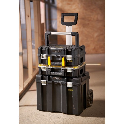 Caixa plástica para ferramentas torre 3 módulos com rodas Fatmax - Pro-Stack Caixa plástica para ferramentas torre 3 módulos com rodas Fatmax - Pro-Stack