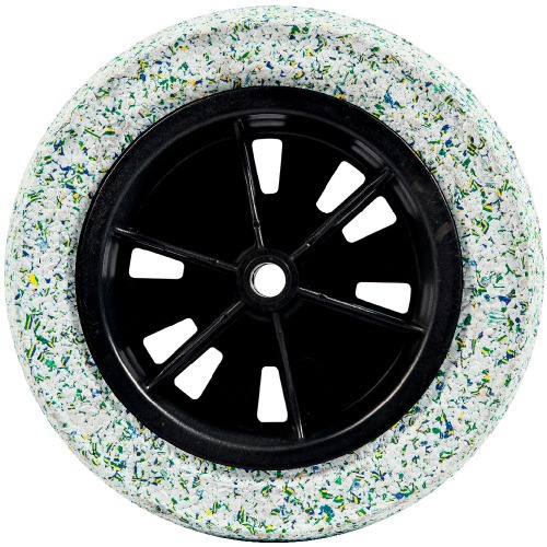 Roda completa com pneu macio 8 x 1