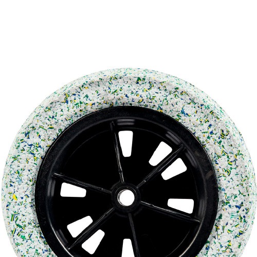 Roda completa com pneu macio 8 x 1