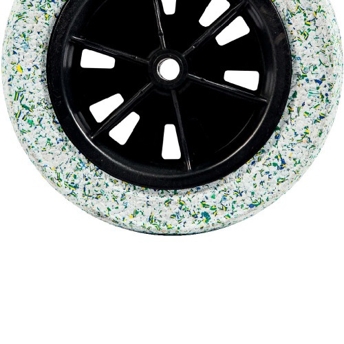 Roda completa com pneu macio 8 x 1