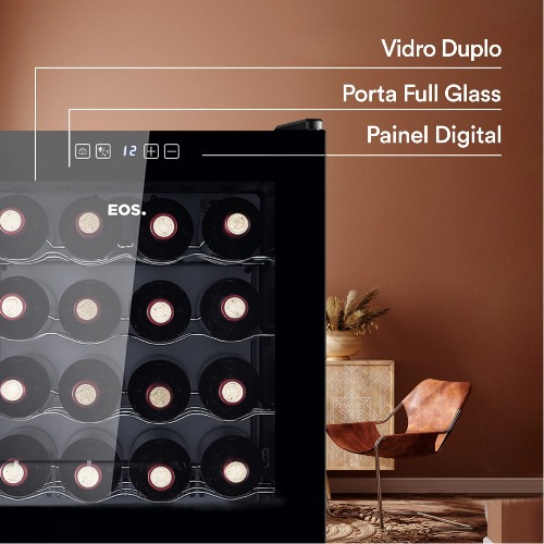 Adega climatizadora para 16 garrafas eletr�nica - EAE16  110V/220V