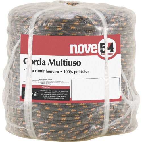 Corda multiuso 10 mm de poli�ster com rolo de 147 metros