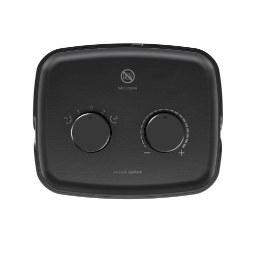 Aquecedor elétrico 1500W 3 em 1 com 2 níveis de aquecimento - Air Heat Ceramic 110V Aquecedor elétrico 1500W 3 em 1 com 2 níveis de aquecimento - Air Heat Ceramic 110V