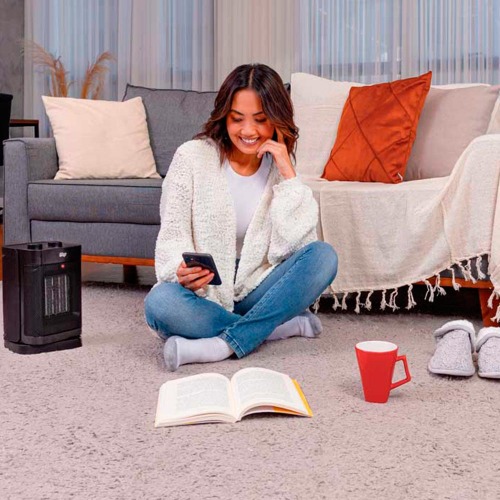 Aquecedor elétrico 1500W 3 em 1 com 2 níveis de aquecimento - Air Heat Ceramic 110V Aquecedor elétrico 1500W 3 em 1 com 2 níveis de aquecimento - Air Heat Ceramic 110V