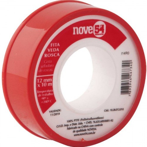 Fita veda rosca 12 mm x 10 metros 