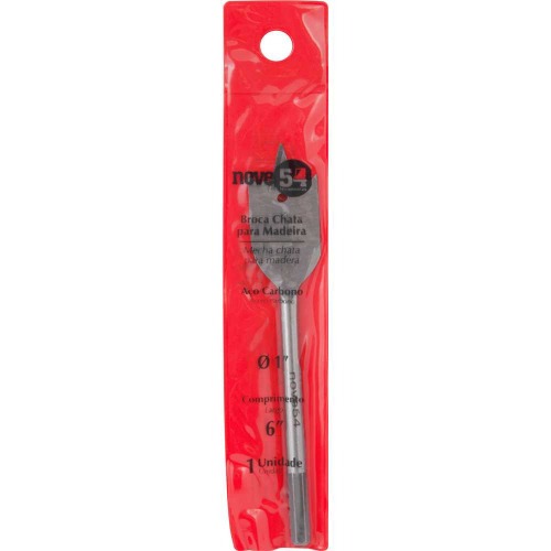 Broca chata para madeira 1