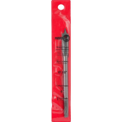 Broca chata para madeira 3/8