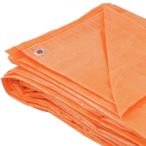 Lona de polietileno 6 x 6 m 100 micra laranja