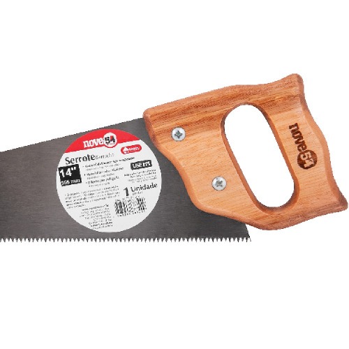 Serrote com l�mina em a�o temperado de 14