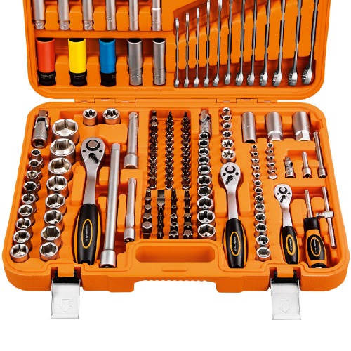 Jogo de ferramentas para oficina 176 pe�as com maleta