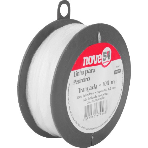 Linha para pedreiro tran�ada com 100 metros