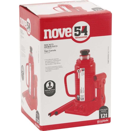 Macaco hidrulico tipo garrafa capacidade de 12 toneladas