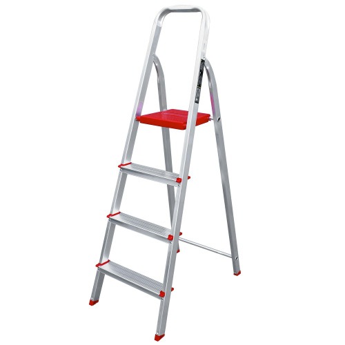 Escada de alumnio 4 degraus residencial - ESC0063