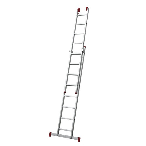 Escada de alum�nio extens�vel 2,40 x 3,74 m 2 x 8 degraus  - ESC0617