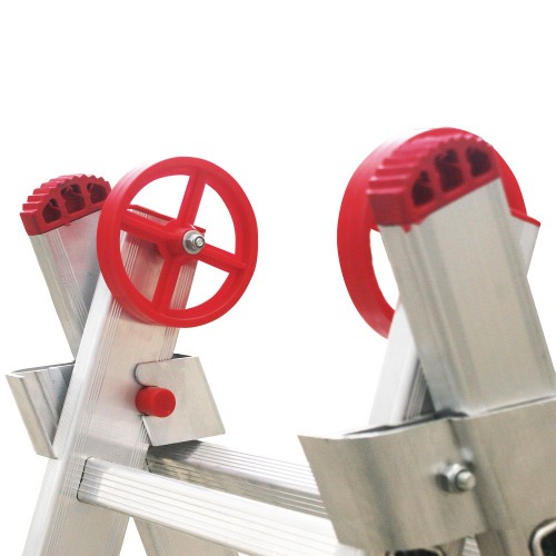 Escada de alum�nio extens�vel 2,96 x 4,86 m 2 x 10 degraus - ESC0619