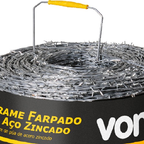 Arame farpado 350kgf rolo 500 metros Arame farpado 350kgf rolo 500 metros