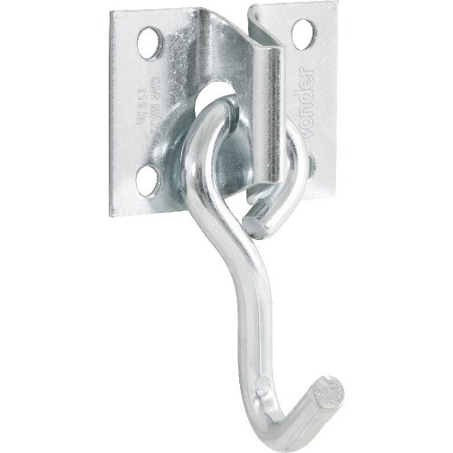 Gancho em aço carbono zincado para rede de sobrepor Gancho em aço carbono zincado para rede de sobrepor